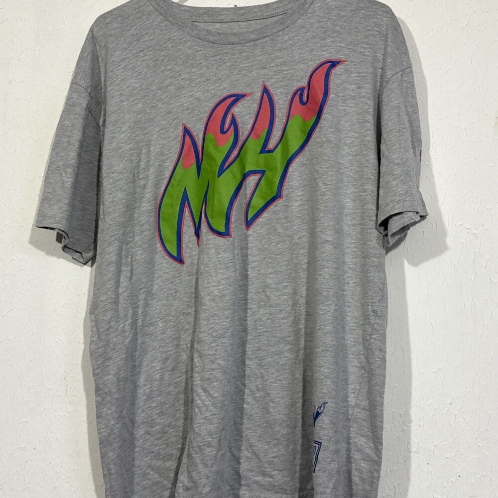 Mitchell & Ness Color Bomb Tee Miami Heat 100% Cotton Sz XL